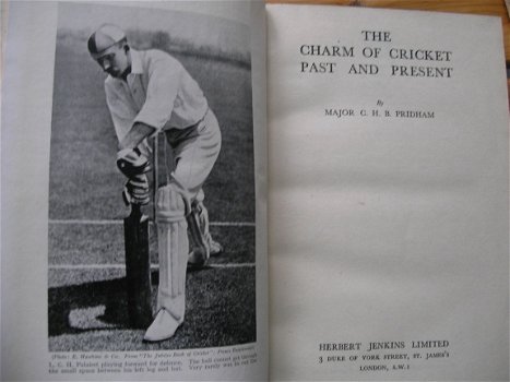 The charm of CRICKET past and present / by C.H.B. Pridham - 2
