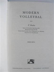 Modern volleybal van F. Boukes + Volleybal van K. Rijsdorp