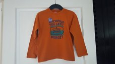 Eager Beaver oranje longsleeve maat 116