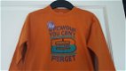 Eager Beaver oranje longsleeve maat 116 - 2 - Thumbnail