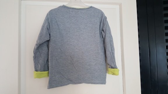 Tumble & Dry grijs geel dubbel shirt maat 116 - 4