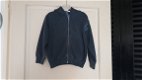 Microbe denim blauw vintage vestje met capuchon maat 110 - 1 - Thumbnail