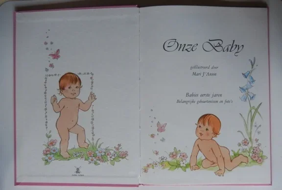 Babyboek Onze Baby roze - Afbeelding 2
