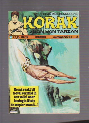 Korak zoon van Tarzan 2085 Gevangene in Leepa - nr. 1