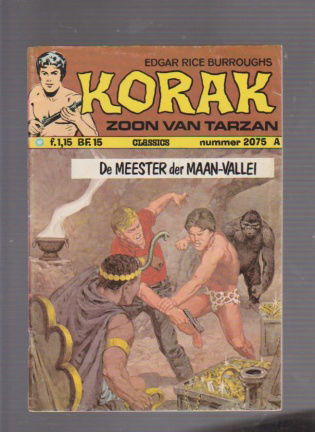 Korak zoon van Tarzan 2075 De meester der maan vallei - nr. 1
