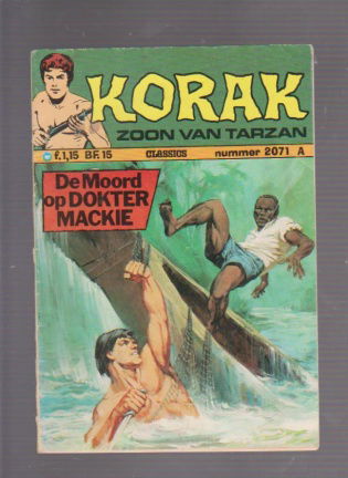 Korak zoon van Tarzan 2071 De moord op dokter Mackie - nr. 1