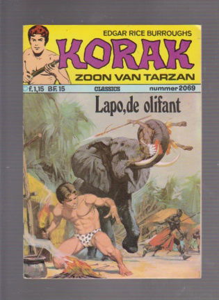 Korak zoon van Tarzan 2069 Lapo de olifant - nr. 1