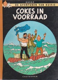 Kuifje Cokes in voorraad softcover met linnen rug