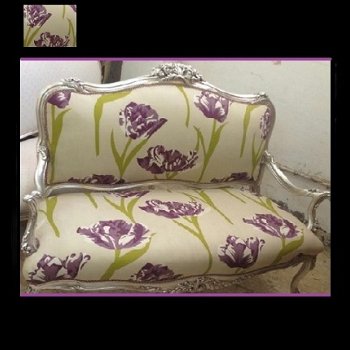 Barok French Sofa Chaumont Flower Classic - 5