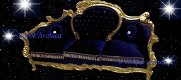 Barok Canape Arabica Sahara Gold Bleu Velvet - 1 - Thumbnail
