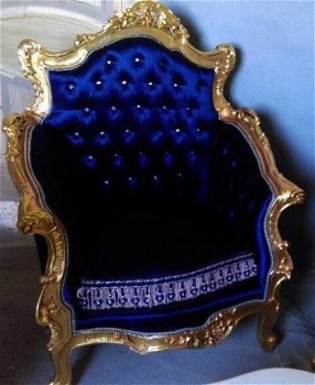 Barok Canape Arabica Sahara Gold Bleu Velvet - 4