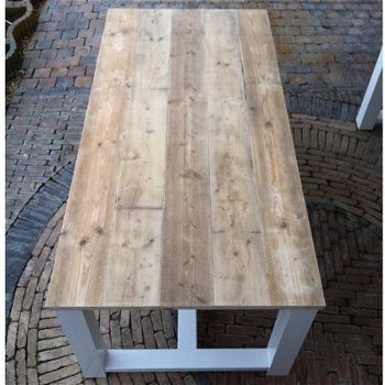 Steigerhouten Eetafel - Gebruikt steigerhout - Rustikal Meubelen - 4