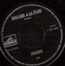 Adamo- Ballade À La Pluie-  Ma Tête -1964 vinylsingle- FRANSTALIG