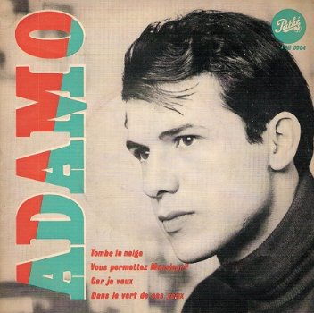 ADAMO - Tombe La Neige (Nederland)- Vinyl EP 1964 - FRANSTALIG - 1