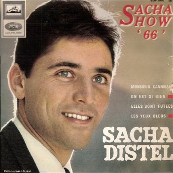 Sacha Distel- EP: Sacha Show '66 -(Monsieur Cannibale ea) vinyl EP 1966 _FRANSTALIG - 1