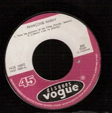 Françoise Hardy-  EP: Grand Gala 1963- Tous Les Garçons Et Les Filles &  andere VINYL EP- FRANS