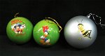 3 verzamel kerstballen 2 Disney groen/1 MacDonalds zilver,Nw - 1 - Thumbnail