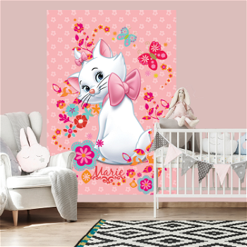 Marie fotobehang L nw Aristocats VLIES behang *Muurdeco4kids - 1