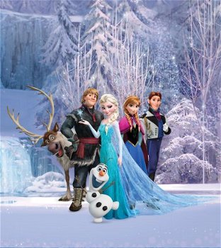 Frozen Fotobehang Disney VLIESbehang *Muurdeco4kids - 3