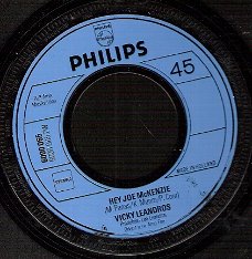 Vicky Leandros  - Hey Joe McKenzie &  Comme Je Suis (Ich Bin) - vinylsingle 1972- pressed Holland