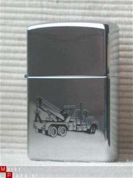 Zippo Aansteker Sleepwagen USA op HP Chrome NIEUW 2000 K24 - 1