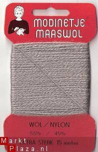 Modinetje Maaswol Wol/nylon extra sterk - 1