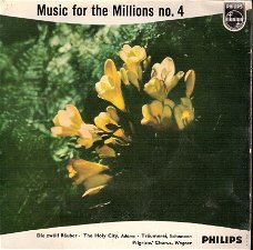 Music For The Millions - No. 4  -  Choir "The Mastreechter Staar" Pierre Palla -vinyl EP 7''