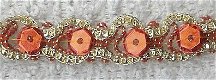 Sier Paillettenband Rood 12mm 13 meter - 1 - Thumbnail
