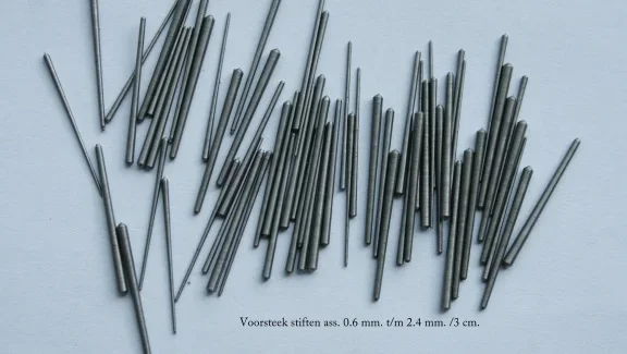 100 voorsteekstiften / Conische pennen: nr. 0802	1.10x1.40-15mm € 6.35 - 0