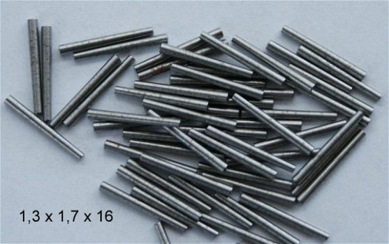 100 voorsteekstiften / Conische pennen: nr. 0902	1.15x1.50-15mm € 6.35 - 6