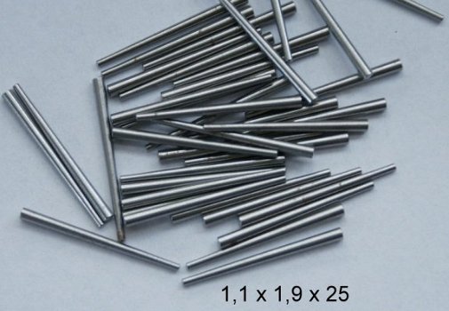 100 voorsteekstiften / Conische pennen: nr. 1502	1.20x1.60-16mm € 6.50 - 5
