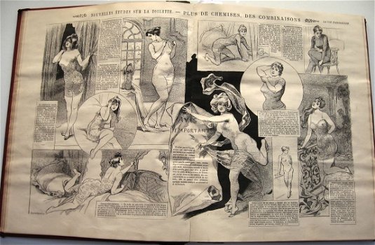La Vie Parisienne 1892 Verzamelband Juli-Dec. Fin de Siècle - 1