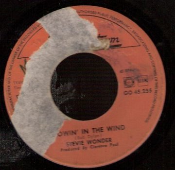 Stevie Wonder - Blowin' In The Wind _MOTOWN klassieker 1966 vinylsingle soul - 1