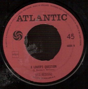 Otis Redding - A Lover's Question - You Made a Man Out of Me SOUL R&B vinylsingle - 1