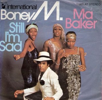 Boney M. - Ma Baker - Still I'm Sad - Fotohoes -vinylsingle - 1