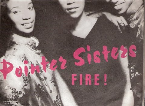 Pointer Sisters - FIRE - Love Is Like a Rolling Stone- SOUL R&B vinylsingle - 1