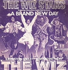 Wiz Stars (Diana Ross & Michael Jackson)A Brand New Day - vinylsingle SOUL/soundtrack