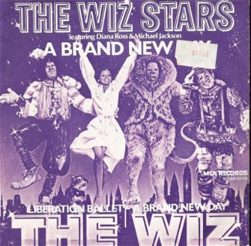 Wiz Stars (Diana Ross & Michael Jackson)A Brand New Day - vinylsingle SOUL/soundtrack - 1