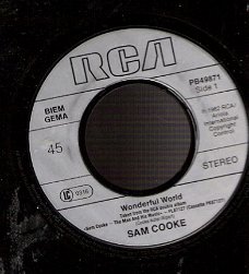 Sam Cooke - Wonderful World-Chain Gang - opnamen 1960/62 -vinylsingle soul R&B