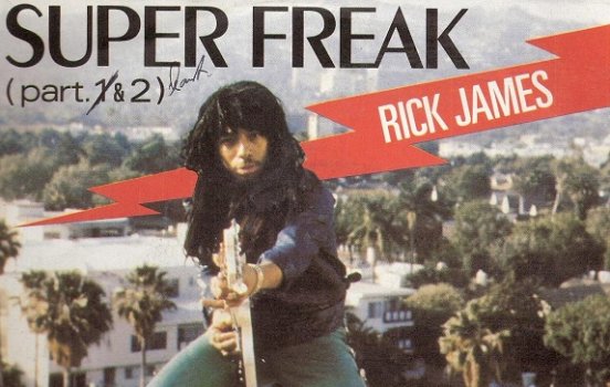 Rick James - Super Freak (Part 1 & Part 2) - MOTOWN vinylsingle soul/R&B - 1