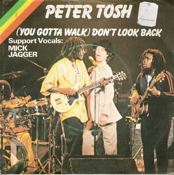 Peter Tosh [with Mick Jagger] - Don't Look Back- vinyl single REGGAE (Rolling Stones-related) - 1
