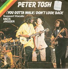 Peter Tosh [with Mick Jagger] -  Don't Look Back-  vinyl single REGGAE (Rolling Stones-related)