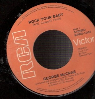 George McCrae - Rock Your Baby - Miami DiscoSoul - 1974 vinylsingle - 1