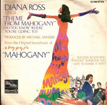 Diana Ross - Theme From Mahogany (Do You Know Where ...)-vinylsingle Motown soul/R&B - 1