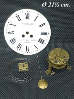 === Schoolklok uurwerk =oud === 28244
