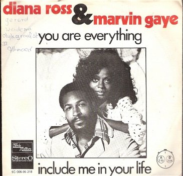 Diana Ross & Marvin Gaye -You Are Everything - Include Me...-Motown related soul R&B vinylsingle - 1