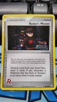 Rocket's Mission 88/109 (reverse) Ex Team Rocket Returns nm