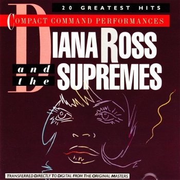 Diana Ross And The Supremes ‎– Compact Command Performances - 20 Greatest Hits CD - 1