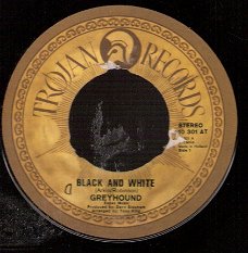 Greyhound - Black and White - Sand in Your Shoes - Reggae vinylsingle