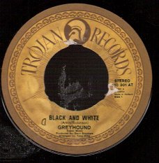 Greyhound - Black and White - Sand in Your Shoes - Reggae vinylsingle